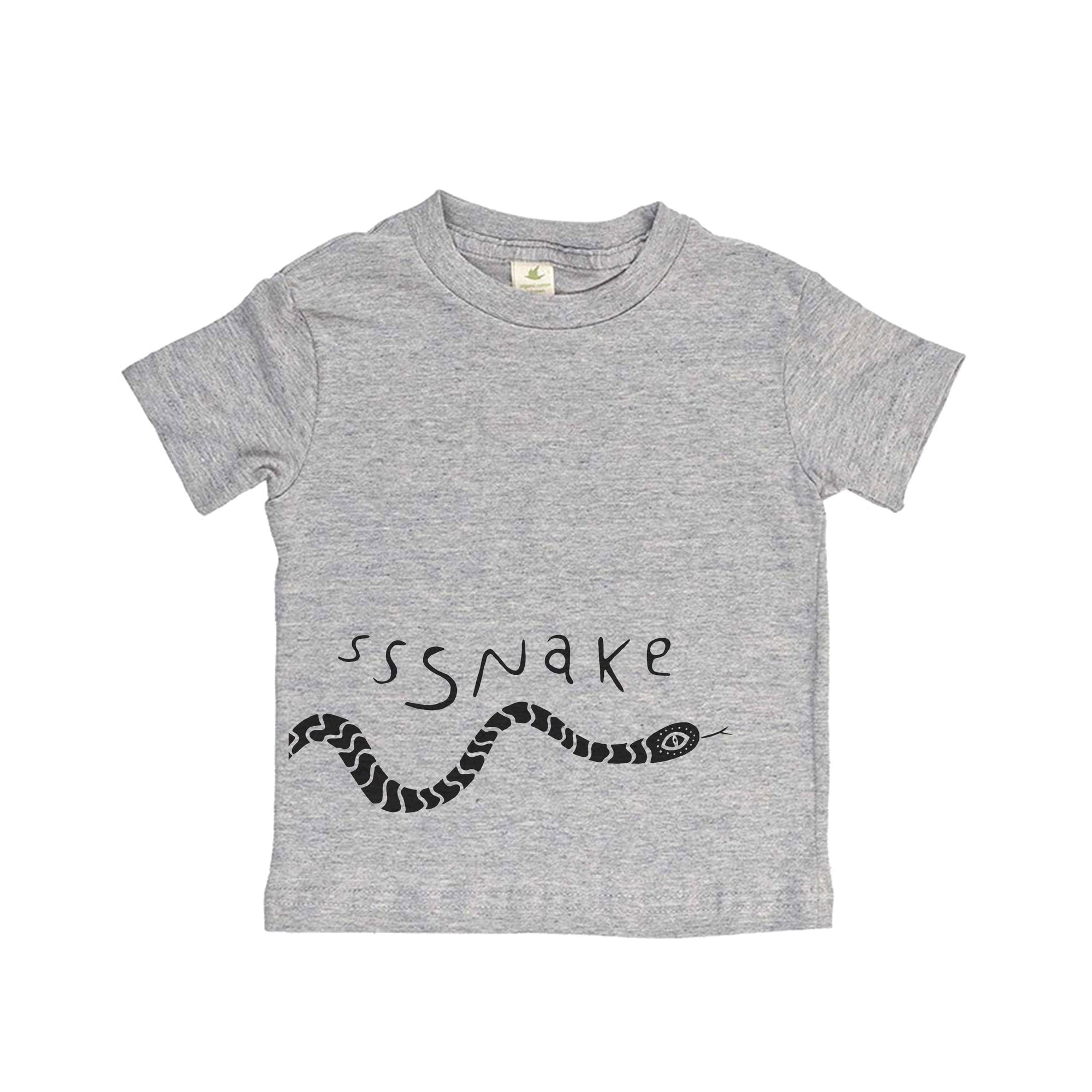 T-Shirt - Snake, Grey