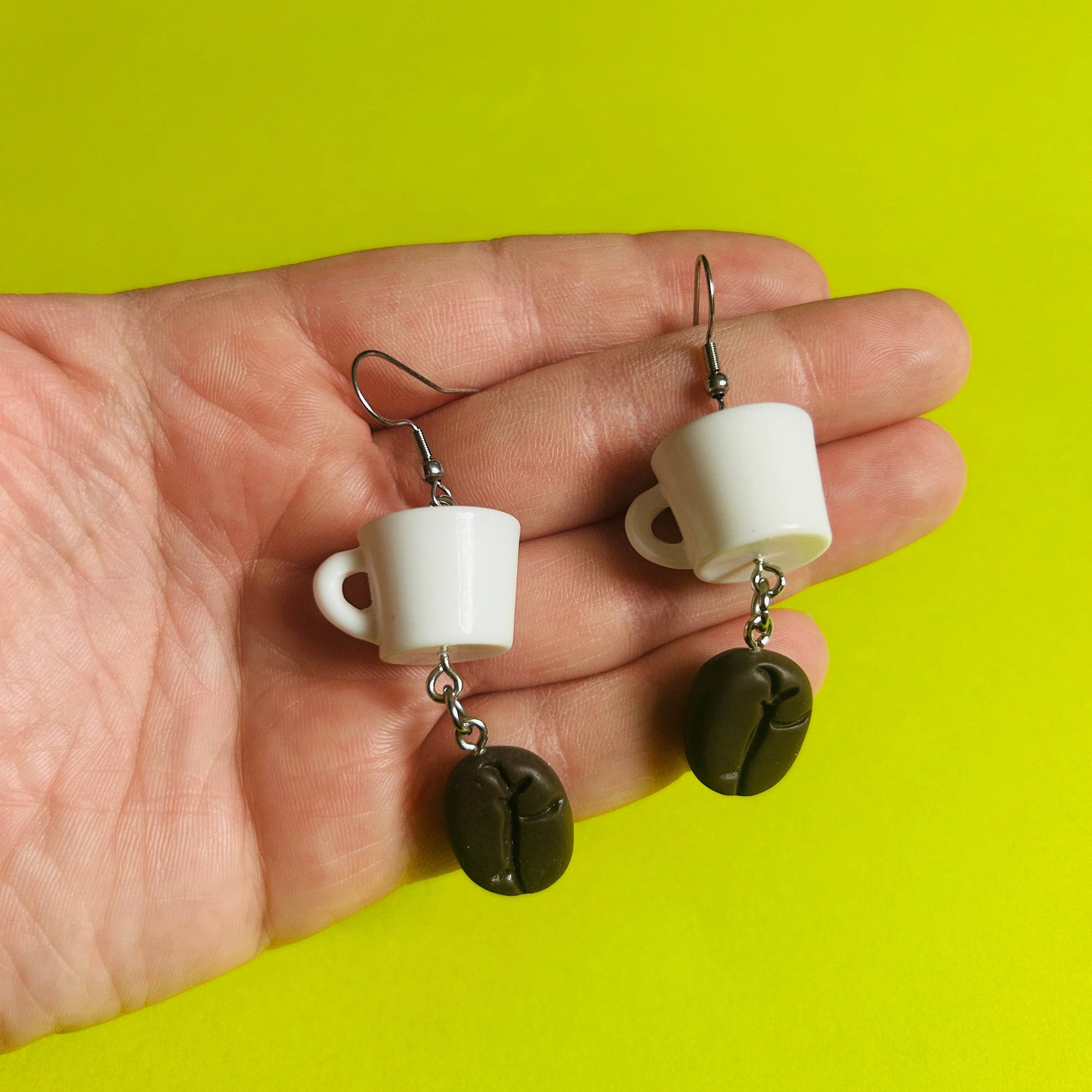 Coffee with Bean Earrings