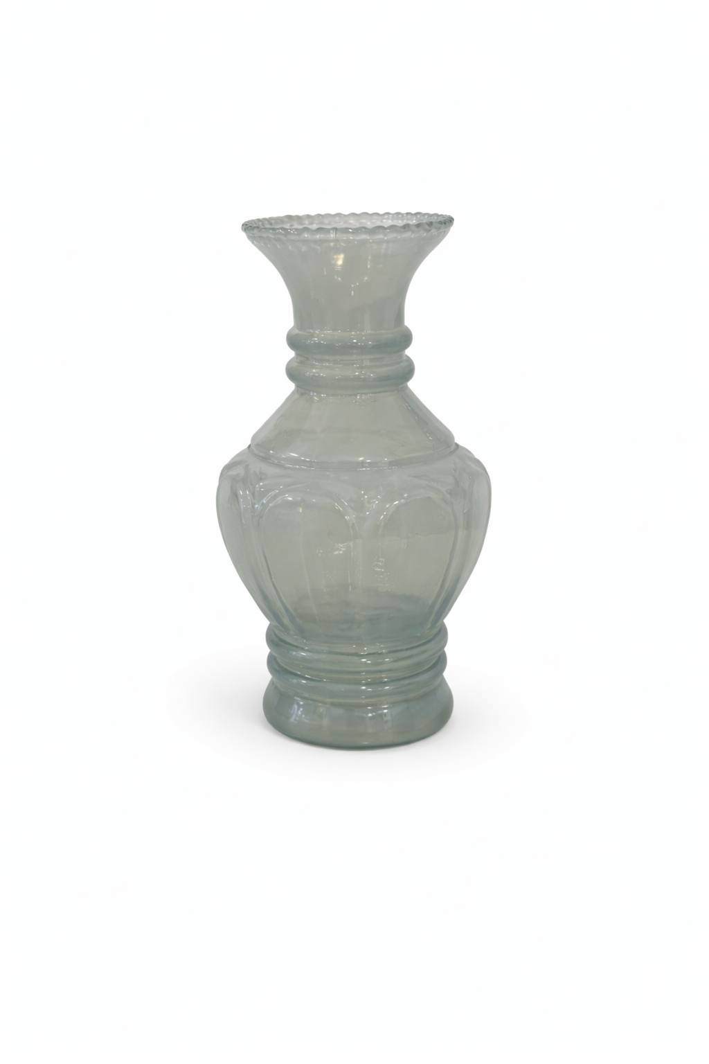 Glass Vase - White