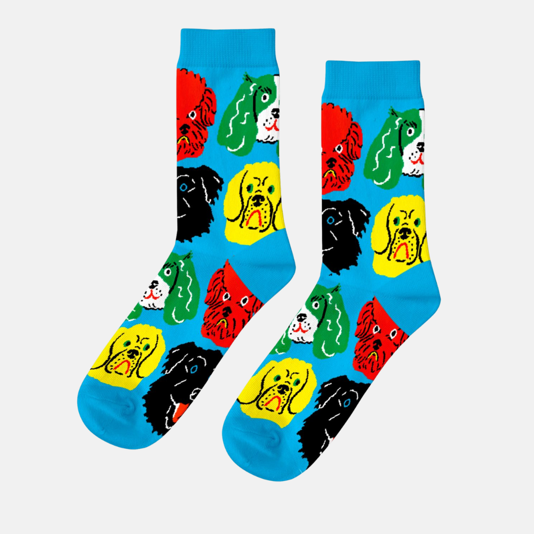 Colorful Dogs Socks - Small