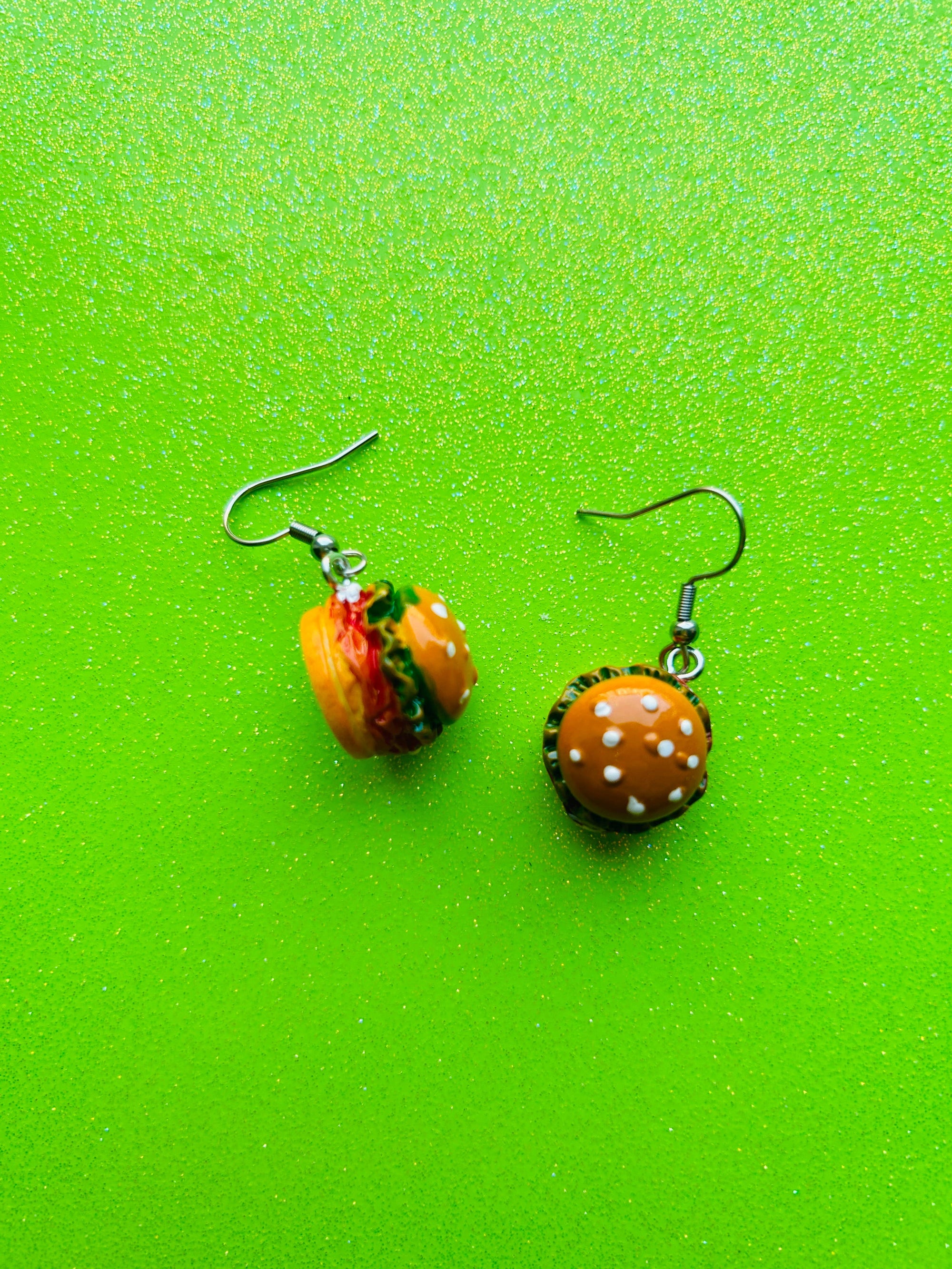 Cheeseburger Earrings