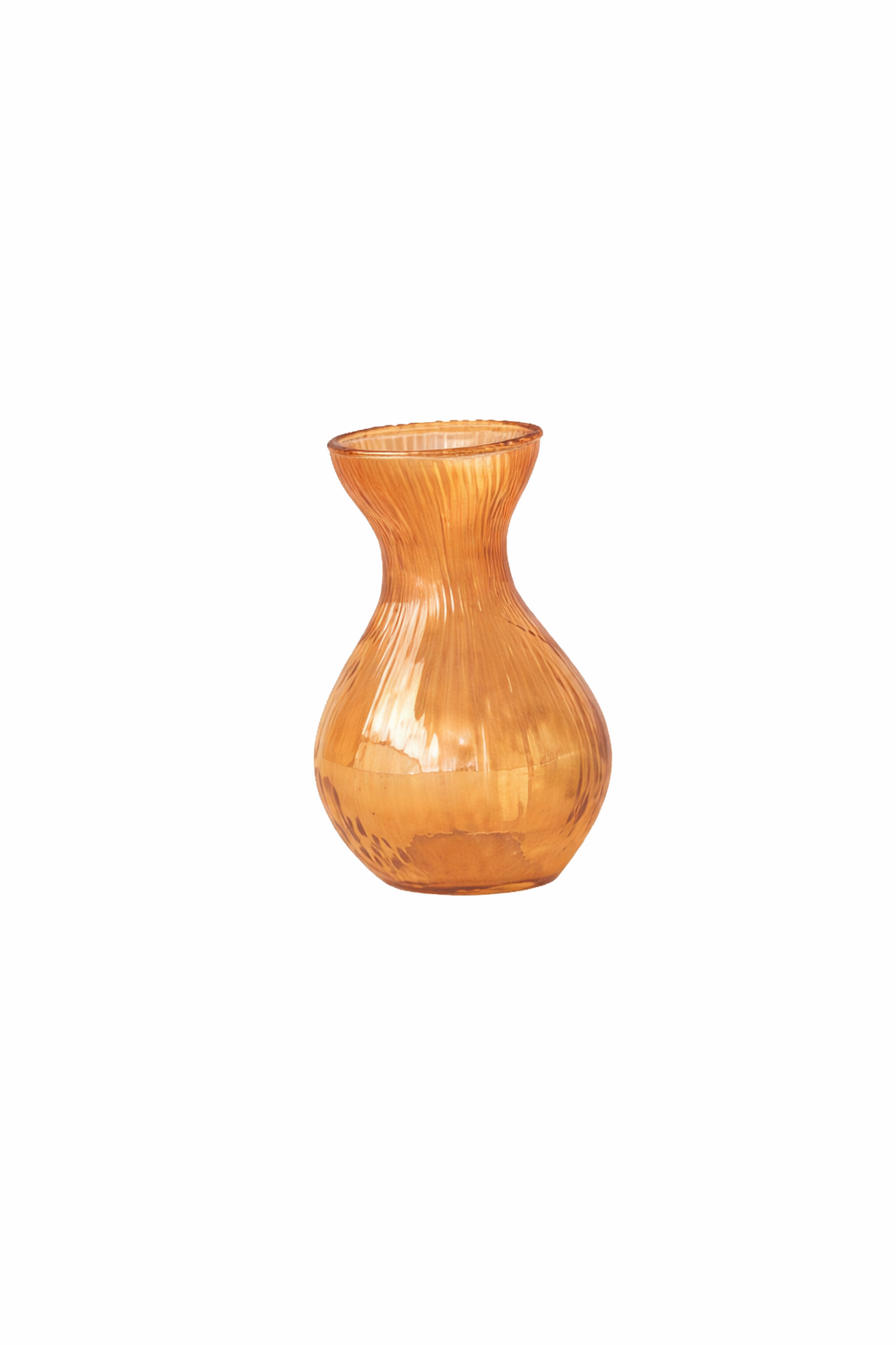 Glass Vase - Orange