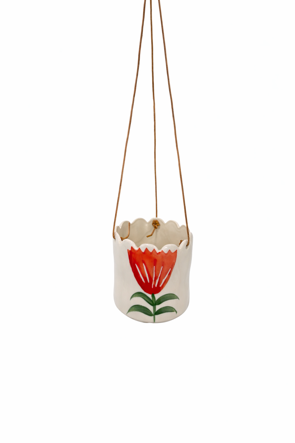 Hanging Planter - Red
