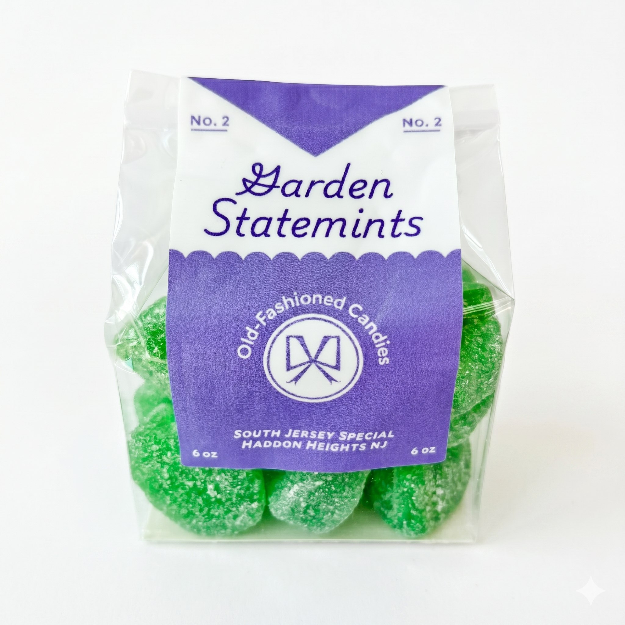 Garden Statemints spearmint gummy candy bag, South Jersey Special Haddon Heights NJ